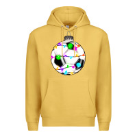 Antique Gold Christmas soccer Premium Hoodie - RanaPortraitStore