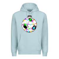 Blue Mist Christmas soccer Premium Hoodie - RanaPortraitStore
