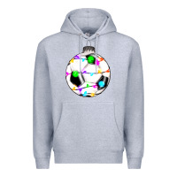 Heather Grey Christmas soccer Premium Hoodie - RanaPortraitStore