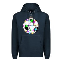 Navy Christmas soccer Premium Hoodie - RanaPortraitStore