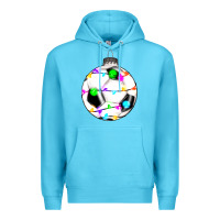 Ocean Blue Christmas soccer Premium Hoodie - RanaPortraitStore