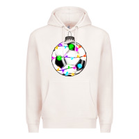 Pale Pink Christmas soccer Premium Hoodie - RanaPortraitStore