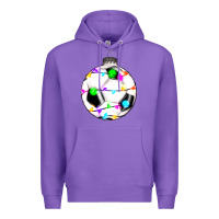 Purple Christmas soccer Premium Hoodie - RanaPortraitStore