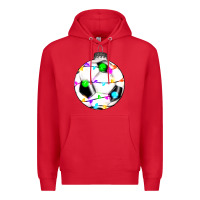 Red Christmas soccer Premium Hoodie - RanaPortraitStore