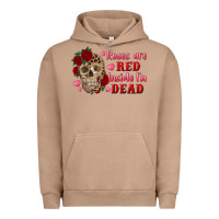 Pigment Burro roses are red inside i'm dead Skull Urban Hoodie - RanaPortraitStore
