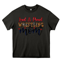 Asphalt loud and proud wrestling mom Heavy Core Tee - LillyAllenDesigns
