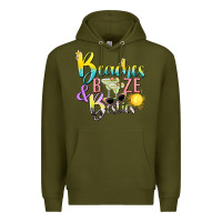 Army Green beaches booze and besties tbw Premium Hoodie - texasbilliewilder