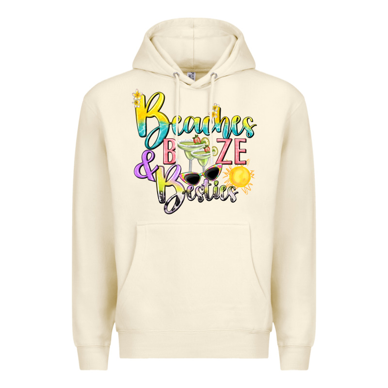Beaches Booze And Besties Tbw Premium Hoodie by texasbilliewilder | Teevron