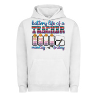 Pigment Lunar Rock battery life of a teacher Urban Hoodie - texasbilliewilder