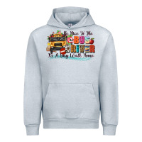 Heather Grey be nice to the bus driver its a long walk home Urban Hoodie - texasbilliewilder