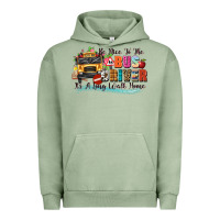 Pigment Oil Green be nice to the bus driver its a long walk home Urban Hoodie - texasbilliewilder