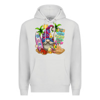 Dove Grey beach gnome Premium Hoodie - texasbilliewilder