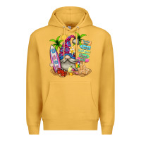 Mustard beach gnome Premium Hoodie - texasbilliewilder