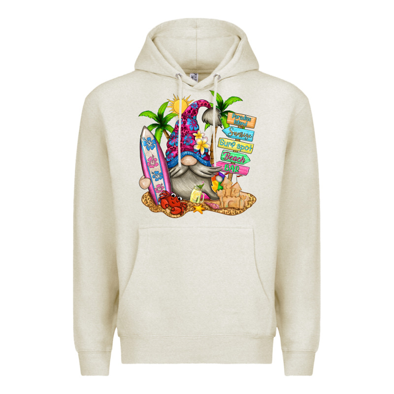 Beach Gnome Premium Hoodie by texasbilliewilder | Teevron