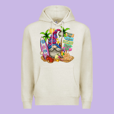 Beach Gnome Premium Hoodie Designed By Texasbilliewilder