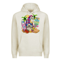 Oatmeal Heather beach gnome Premium Hoodie - texasbilliewilder