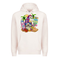 Pale Pink beach gnome Premium Hoodie - texasbilliewilder