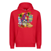 Red beach gnome Premium Hoodie - texasbilliewilder
