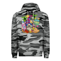 Slate Camo beach gnome Premium Hoodie - texasbilliewilder