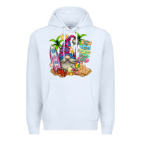 White beach gnome Premium Hoodie - texasbilliewilder