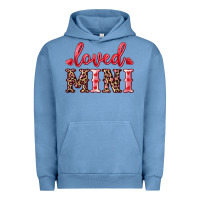 Pigment Pebble Blue loved mini Urban Hoodie - RanaPortraitStore