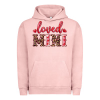 Pigment Salmon loved mini Urban Hoodie - RanaPortraitStore