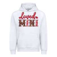 White loved mini Urban Hoodie - RanaPortraitStore