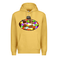 Antique Gold Christmas football Premium Hoodie - RanaPortraitStore