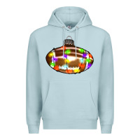 Blue Mist Christmas football Premium Hoodie - RanaPortraitStore