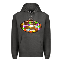 Charcoal Heather Christmas football Premium Hoodie - RanaPortraitStore