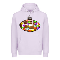 Lilac Christmas football Premium Hoodie - RanaPortraitStore