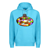 Ocean Blue Christmas football Premium Hoodie - RanaPortraitStore