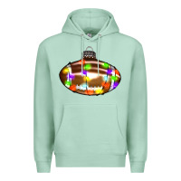 Seafoam Christmas football Premium Hoodie - RanaPortraitStore