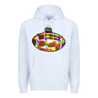 White Christmas football Premium Hoodie - RanaPortraitStore