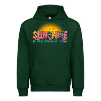 Forest Green sunshine is my favorite color Urban Hoodie - Zillion Design Studio