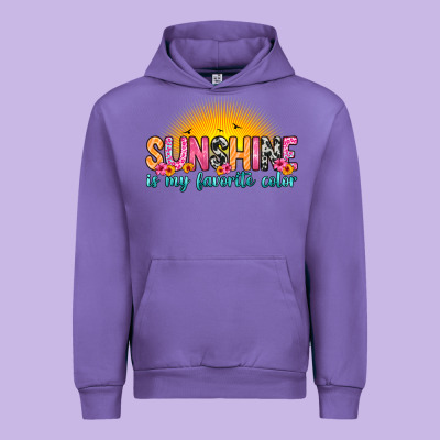 Sunshine Is My Favorite Color Urban Hoodie Designed By Zillion Design Studio