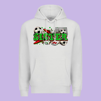 Sister Soccer Premium Hoodie Designed By Zillion Design Studio