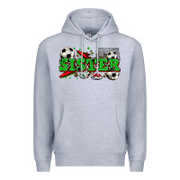 Heather Grey sister soccer Premium Hoodie - Zillion Design Studio
