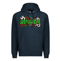 Navy sister soccer Premium Hoodie - Zillion Design Studio