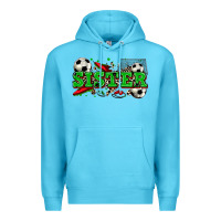 Ocean Blue sister soccer Premium Hoodie - Zillion Design Studio