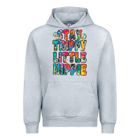 Heather Grey stay trippy little hippie Urban Hoodie - Zillion Design Studio
