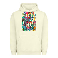 Pigment Pistachio stay trippy little hippie Urban Hoodie - Zillion Design Studio