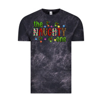Cloud Black The Naughty One Christmas Vintage Tee - Artiststas