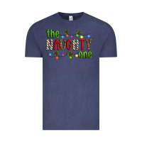 Vintage Denim The Naughty One Christmas Vintage Tee - Artiststas