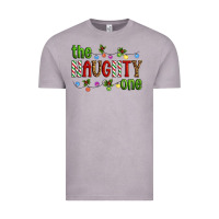Vintage Zinc The Naughty One Christmas Vintage Tee - Artiststas