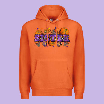 Sister Basketball Premium Hoodie Designed By Zillion Design Studio