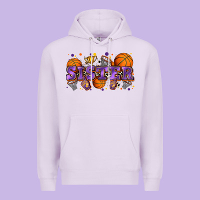 Sister Basketball Premium Hoodie Designed By Zillion Design Studio