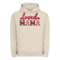 Pigment French Oak loved mama Urban Hoodie - RanaPortraitStore