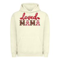 Pigment Pistachio loved mama Urban Hoodie - RanaPortraitStore