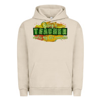 Pigment French Oak being a teacher makes my life complete Urban Hoodie - texasbilliewilder